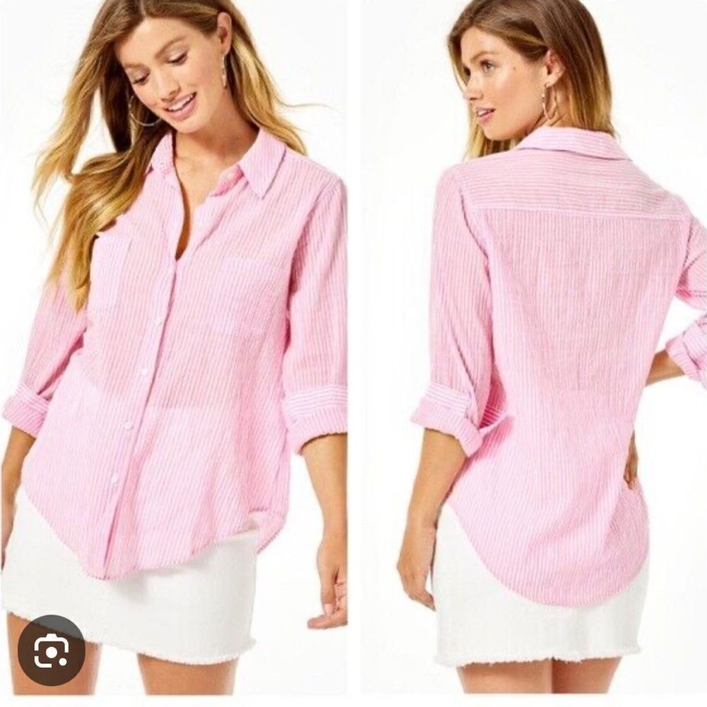Lilly Pulitzer Sea View Button Down